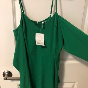 Emerald Green Romper